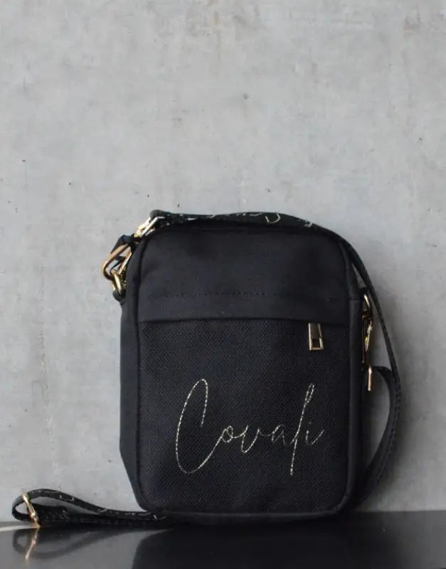 Covali Nadal Sling Bag Black & Gold - Shoulder strap - Man
