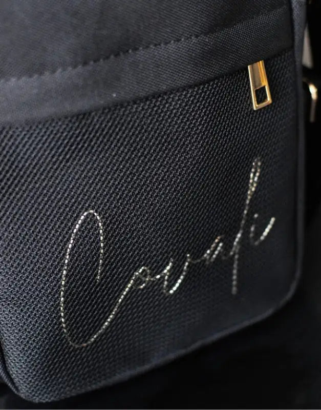 Covali Nadal Sling Bag Black & Gold - Shoulder strap - Man