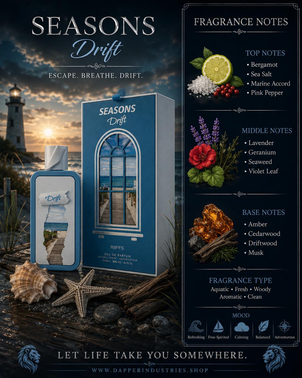 Drift Riiffs - 100ml Dubai Perfume – Dapper Industries