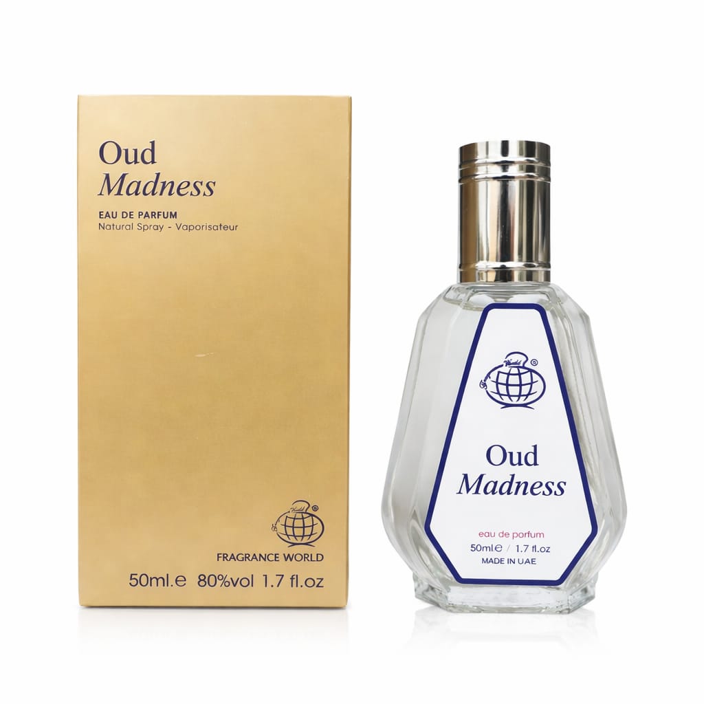 Oud Madness Fragrance World - 50ml Eau De Parfum Dubai Perfume – Dapper Industries