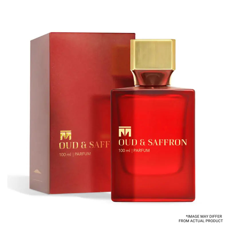 Paris 2 Dubai Oud & Saffron 100ml Parfum bottle
