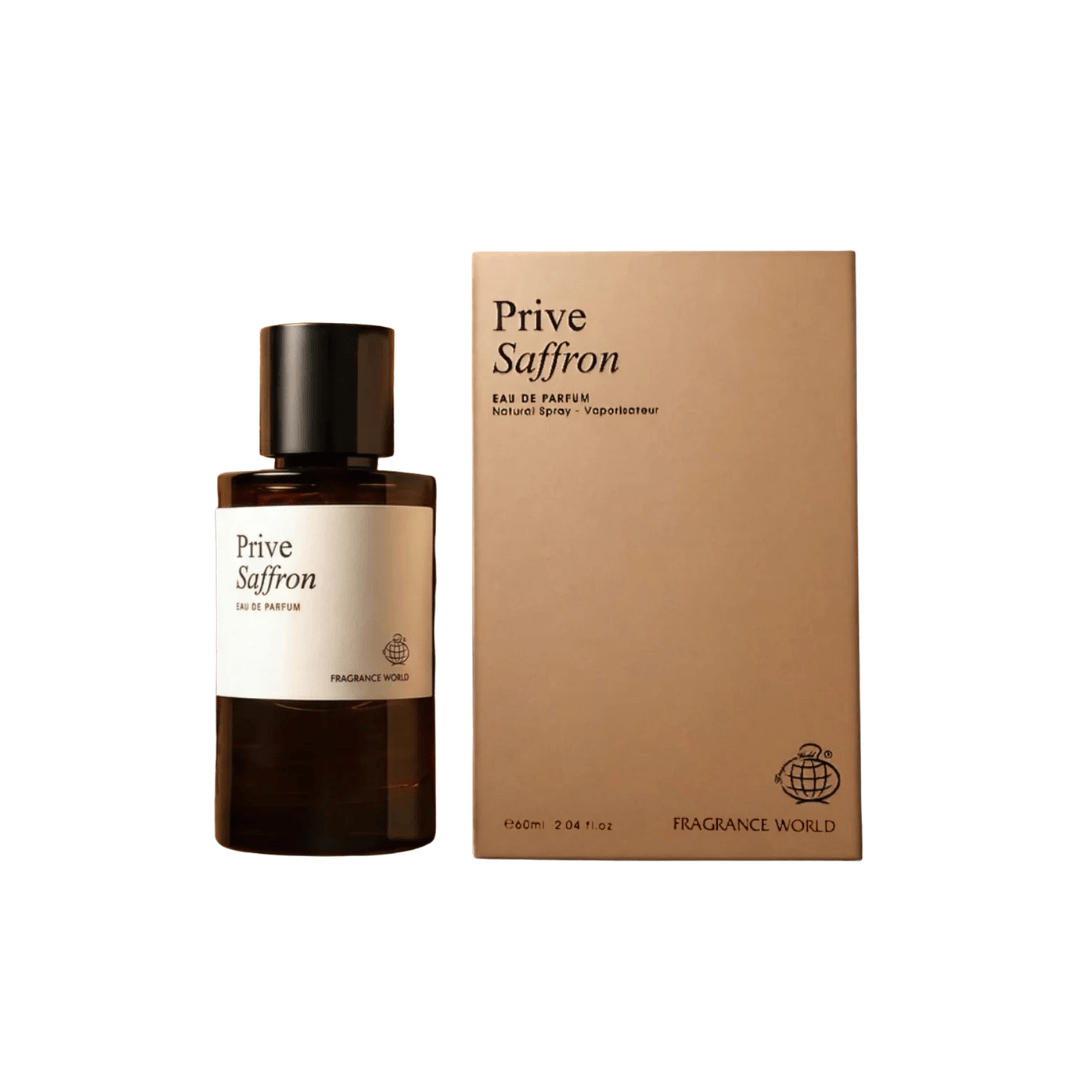 Prive Saffron Fragrance World - 60ml Eau De Parfum Dubai Perfume β Dapper Industries