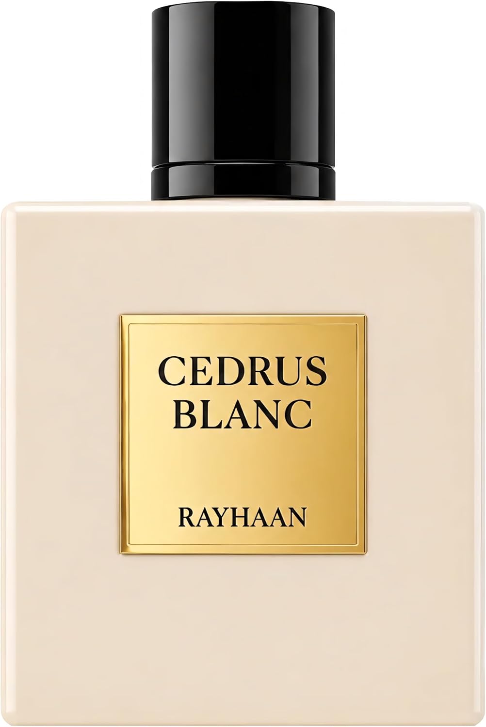 Rayhaan Cedrus Blanc bottle and packaging