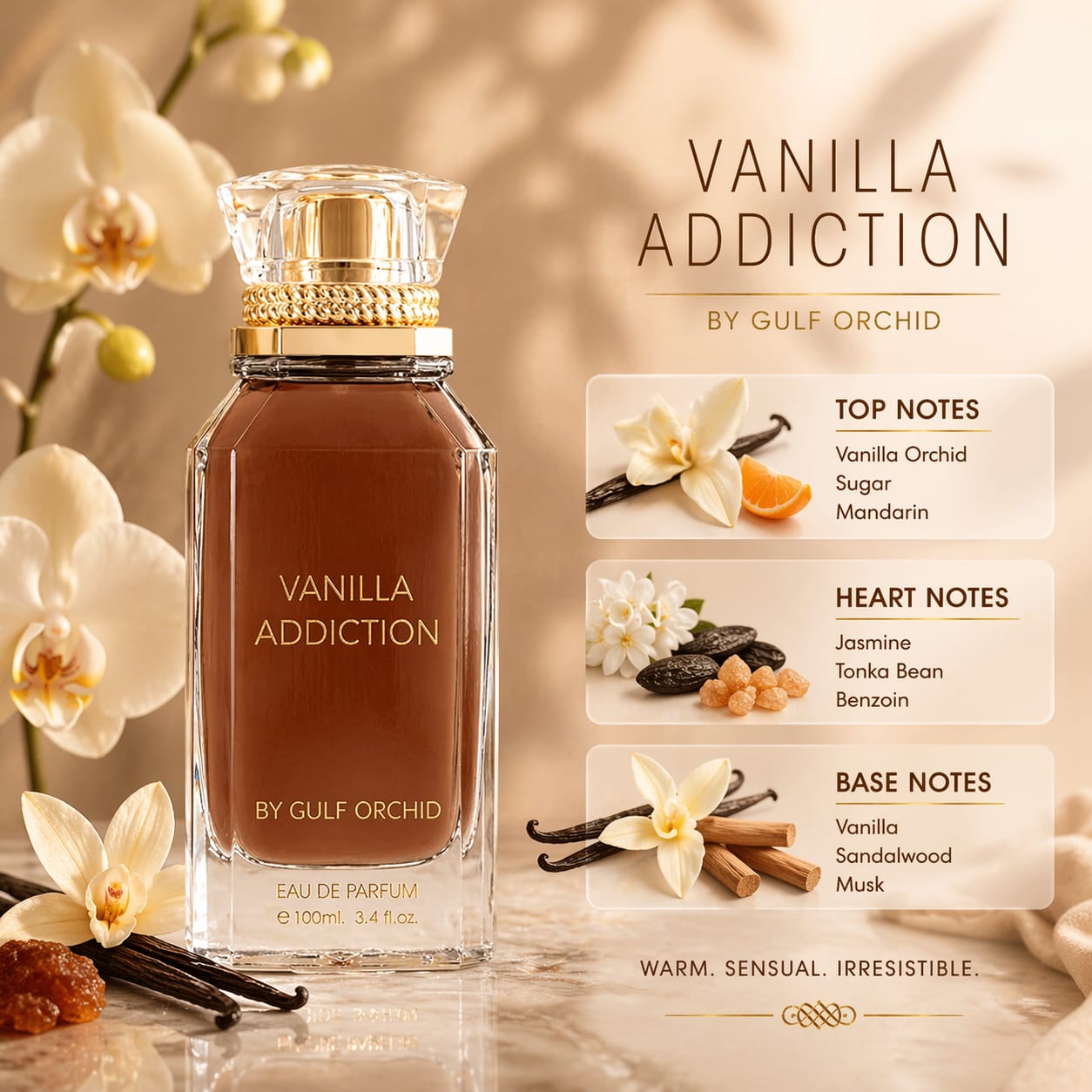 Vanilla Addiction by Gulf Orchid - 100ml Dubai Perfume – Dapper Industries