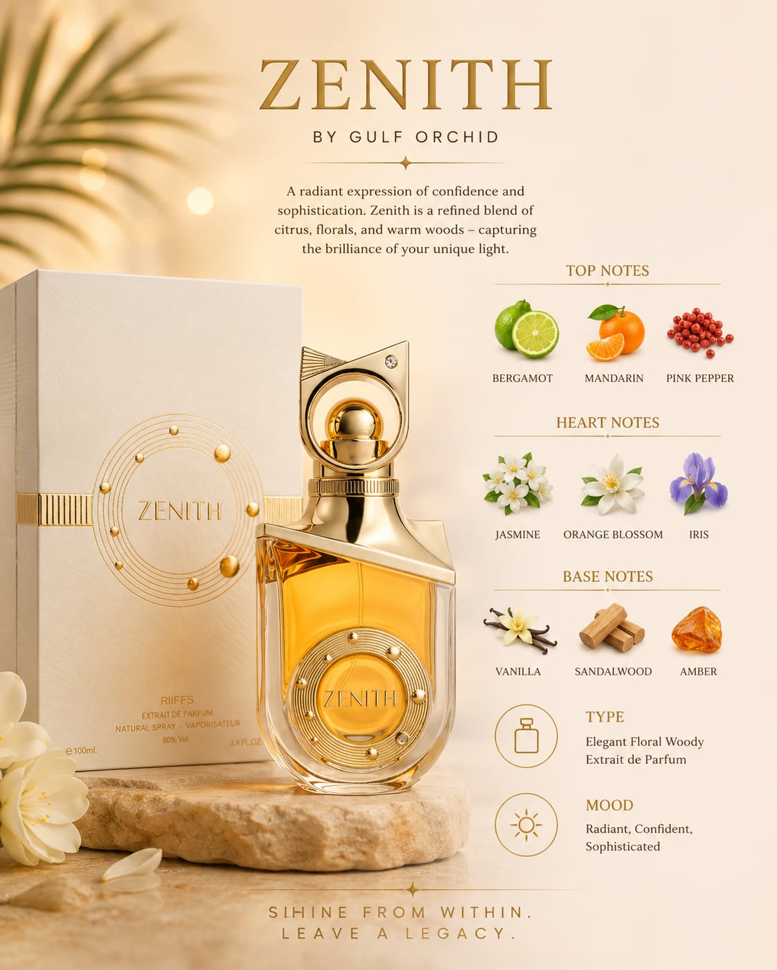 Zenith Riiffs - 100ml Extrait De Parfum Dubai Perfume – Dapper Industries