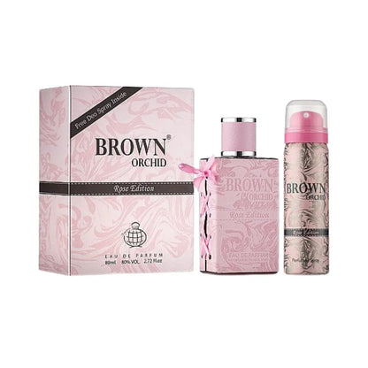 Brown Orchid Rose Edition - 80ml Eau Da Parfum - Dapper Industries SA