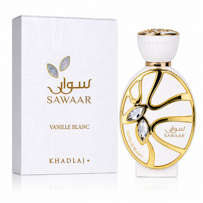 Sawaar Vanille Blanc by Khadlaj 100ml perfume bottle and box