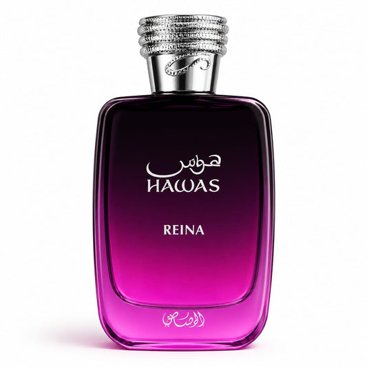Hawas Reina by Rasasi 100ml Eau De Parfum bottle