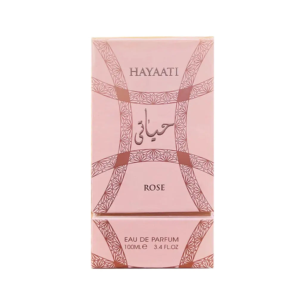 Hayaati Rose Fragrance World  - 100ml Eau Da Parfum - Dapper Industries SA