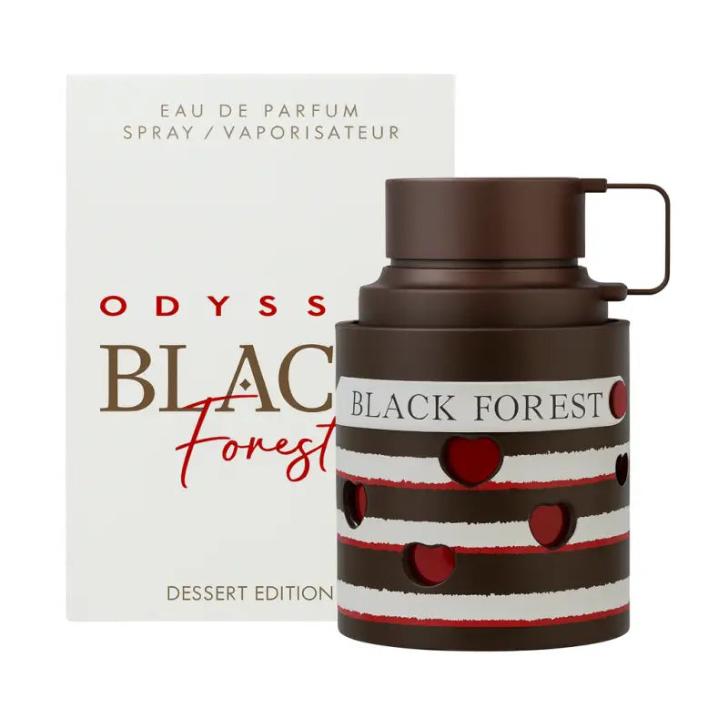  Black Forest perfume bottle with packaging on a white background