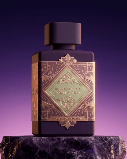 Bade'e Al Oud Amethyst Fusion by Lattafa - 100ml Eau de Parfum Dubai Perfume – Dapper Industries