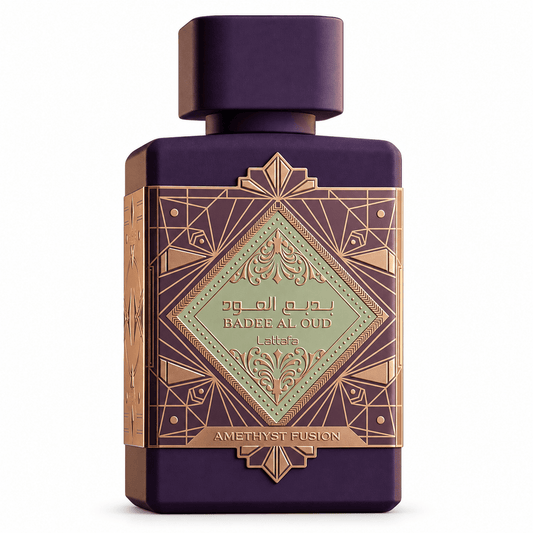 Bade'e Al Oud Amethyst Fusion by Lattafa - 100ml Eau de Parfum Dubai Perfume – Dapper Industries