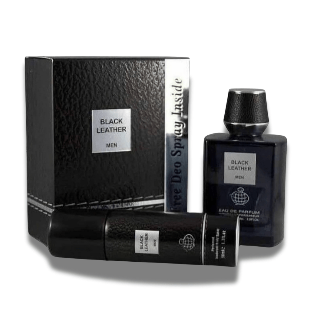 Black Leather Men Fragrance World - 100ml Eau Da Parfum Dubai Perfume – Dapper Industries