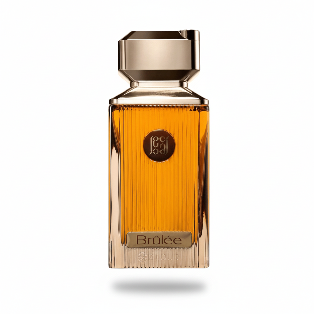 Enhanced Brûlée fragrance bottle - square format
