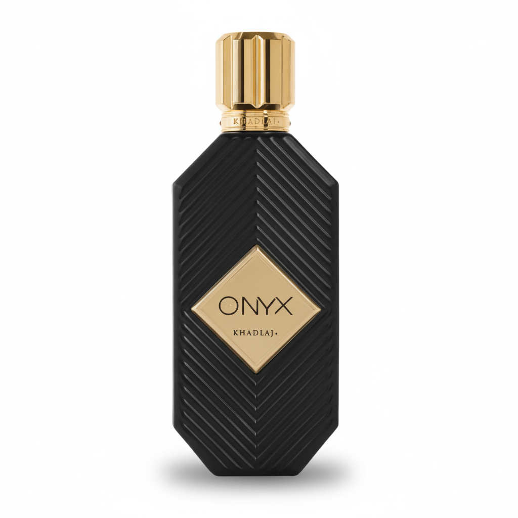 Enhanced ONYX fragrance bottle - square format