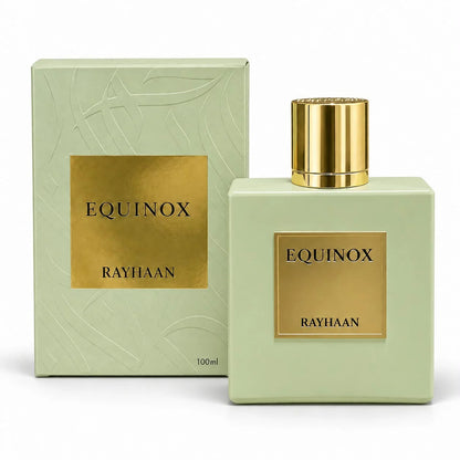 Equinox by Rayhaan 100ml bottle and box