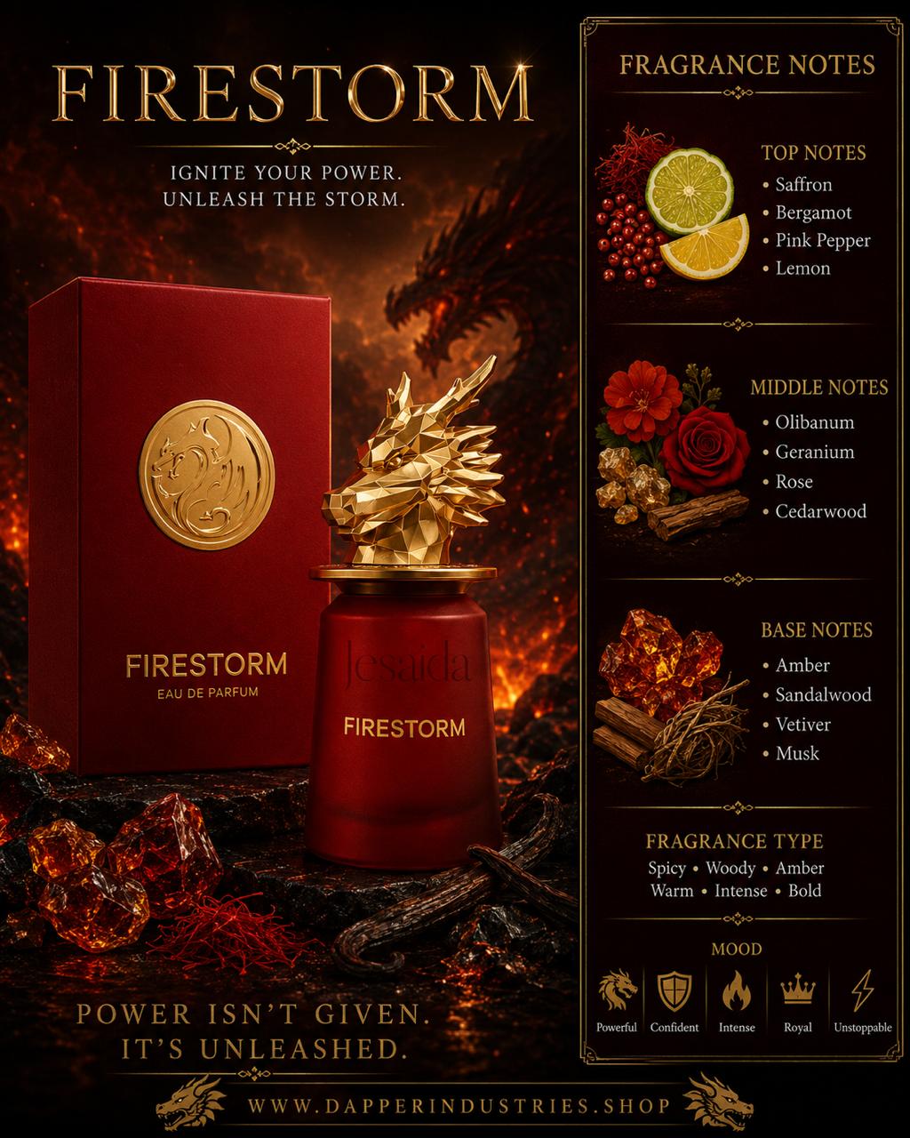Firestorm French Avenue - 100ml Dubai Perfume – Dapper Industries