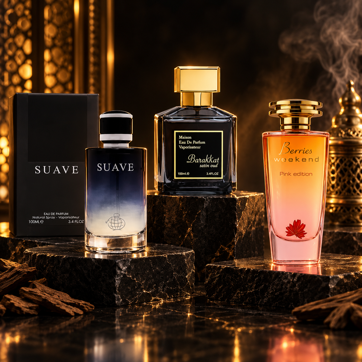 Full-Size For You Wardrobe with Suave, Barakkat Satin Oud and Berries Weekend