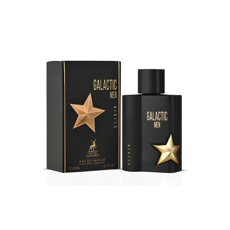 Galactic Men Elixir by Maison Alhambra 100ml Eau de Parfum bottle and box