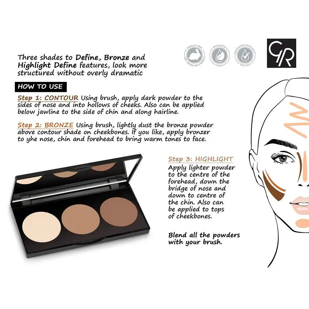 Golden Rose Contour Powder Kit - Dapper Industries SA