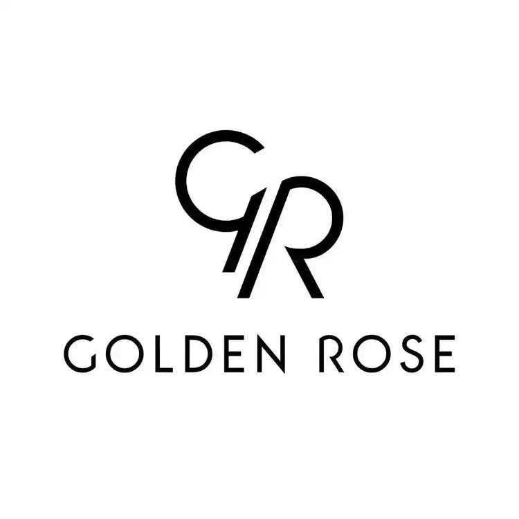 Golden rose makeup brush set