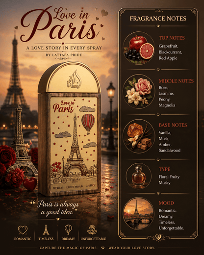 Love in Paris - 100ml Eau De Parfum Dubai Perfume – Dapper Industries