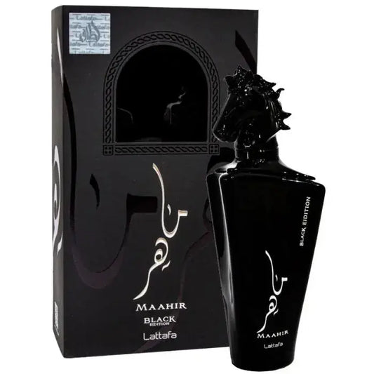 Maahir Black Edition By Lattafa - 100ml Eau De Parfum - Dapper Industries SA