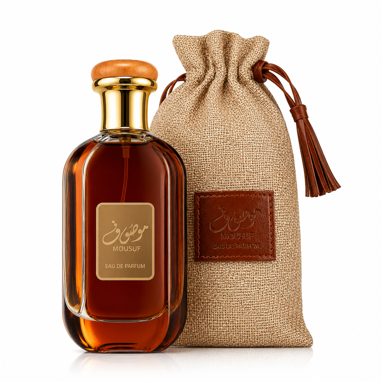 Mousuf Brown by Ard Al Zaafaran 100ml perfume bottle and box