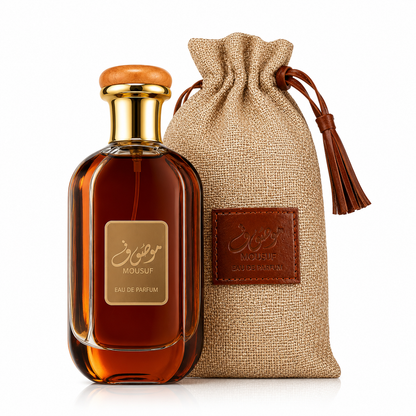 Mousuf Brown by Ard Al Zaafaran 100ml perfume bottle and box