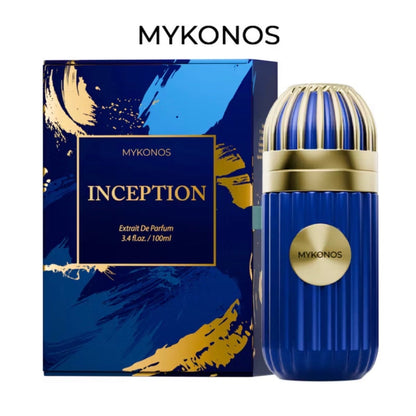 Mykonos Inception 100ml Extrait de Parfum bottle and box