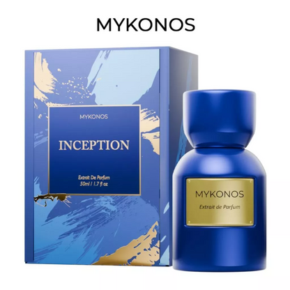 Mykonos Inception 50ml Extrait de Parfum bottle and box
