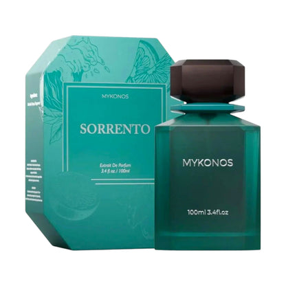Mykonos Sorrento 100ml Extrait de Parfum bottle and box