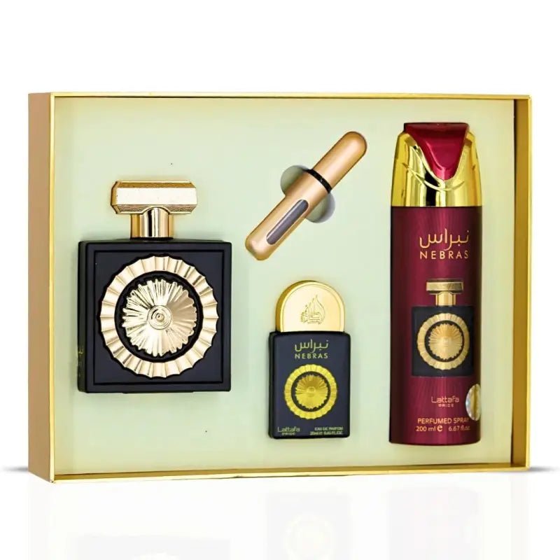 LATTAFA NEBRAS セット Nebras Lattafa - Giftset | Lattafa – Dapper Industries SA