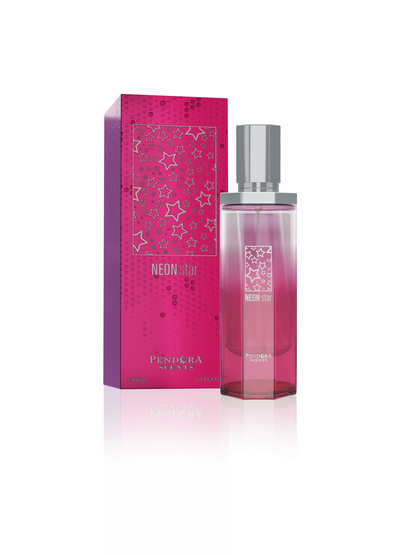 Neon Star by Pendora Scents – 100ml Eau de Parfum bottle and packaging on white background