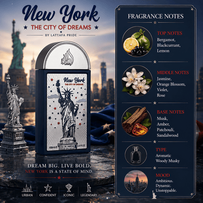 New York - The City of Dreams - 100ml Dubai Perfume – Dapper Industries
