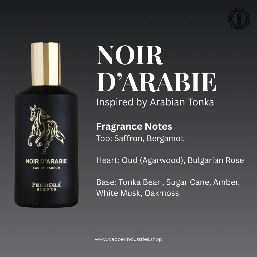 Noir D'Arabie Pendora Scents - 100ml De Parfum Dubai Perfume – Dapper Industries