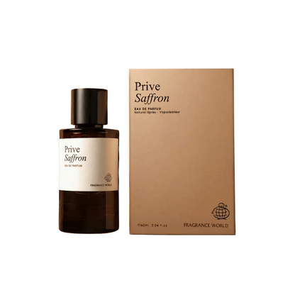 Prive Saffron Fragrance World - 60ml Eau De Parfum Dubai Perfume – Dapper Industries