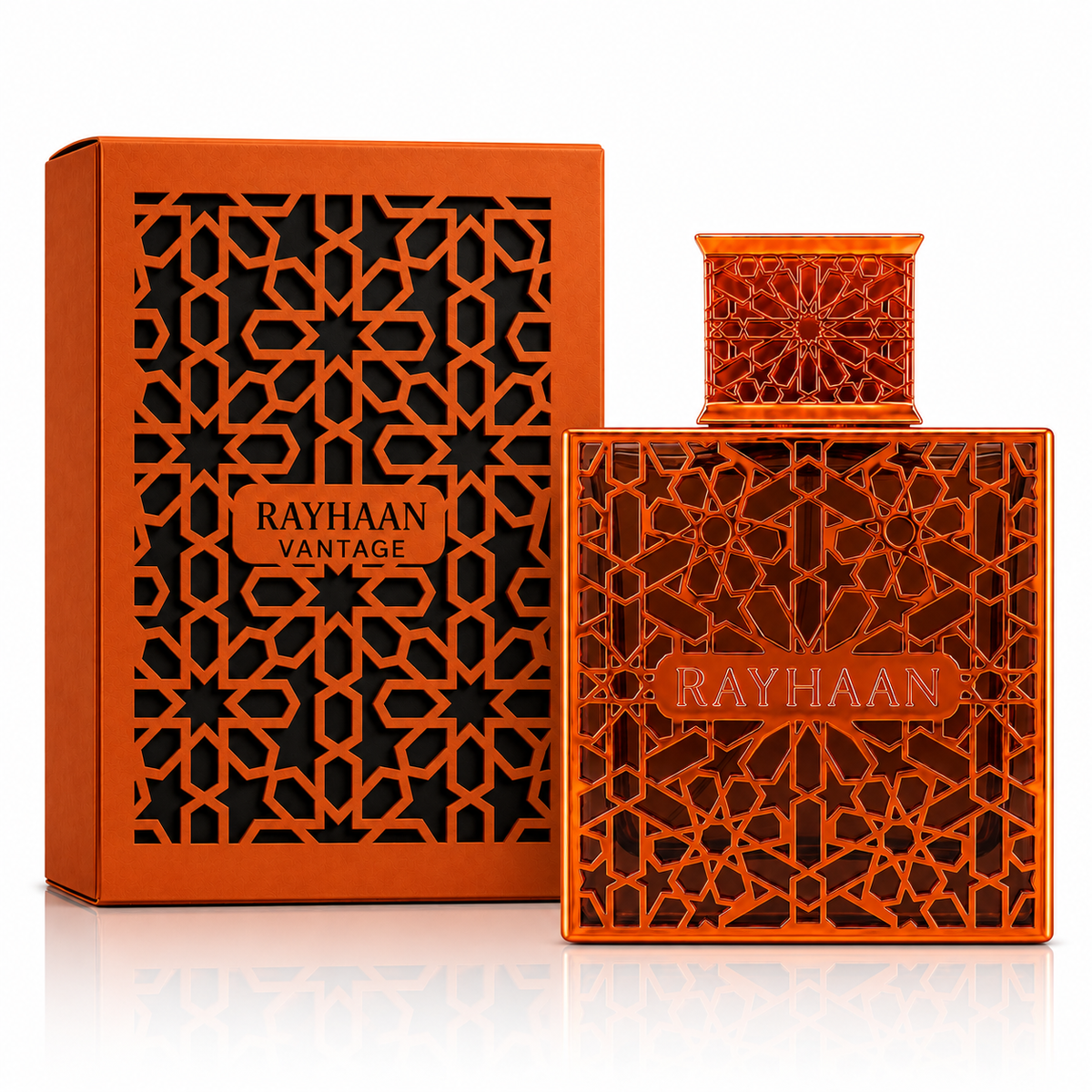 Vantage by Rayhaan 100ml Eau de Parfum bottle and box