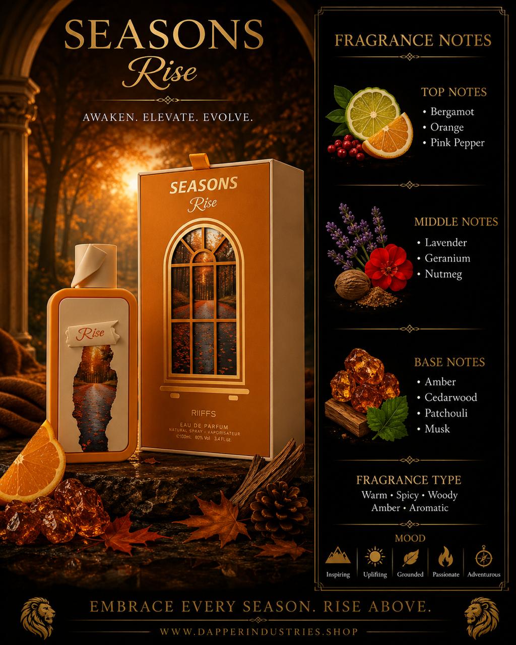 Rise Riiffs - 100ml Dubai Perfume – Dapper Industries