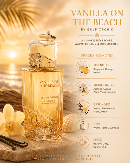 Vanilla On The Beach By Gulf Orchid - 100ml Dubai Perfume – Dapper Industries